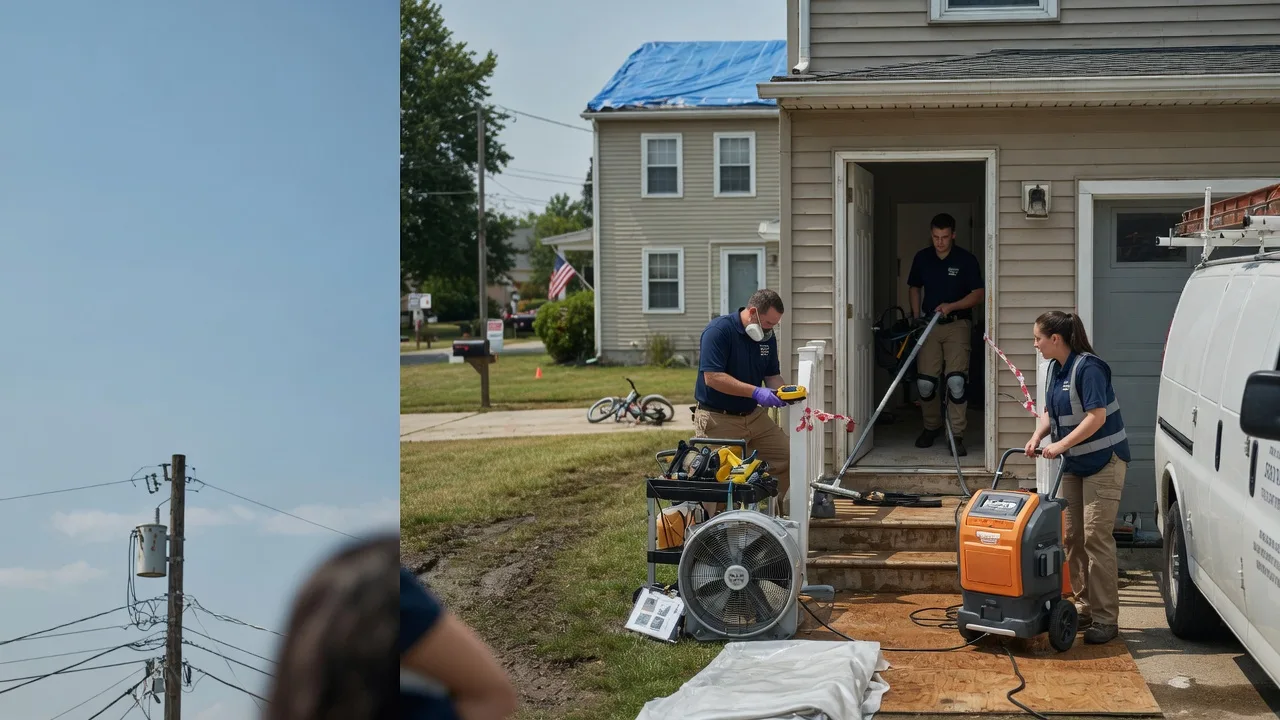 Water Damage Repair in La Fontaine, IN near me
